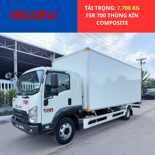 Isuzu FSR 700 Cabin Kép Thùng Kín Composite