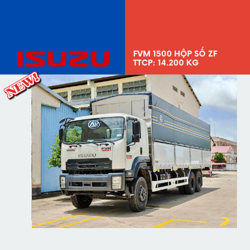 Isuzu FVM 1500 14.2 Tấn Hộp Số ZF 2026