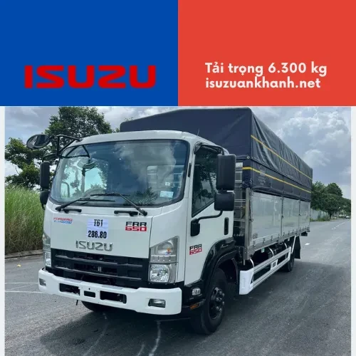 Xe Tải Isuzu 6 Tấn 3 FRR 650 Thùng Mui Bạt Lượm