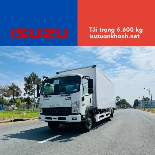 Xe Tải Isuzu FRR 650 Thùng Kín Composite