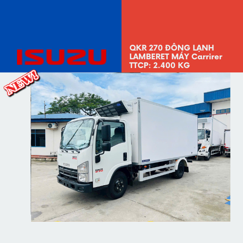 Isuzu QKR 270 Thùng Đông Lạnh Lamberet Máy Lạnh Carrirer