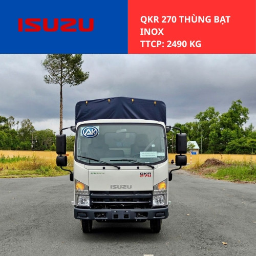 Isuzu QKR 270 Thùng Bạt Inox