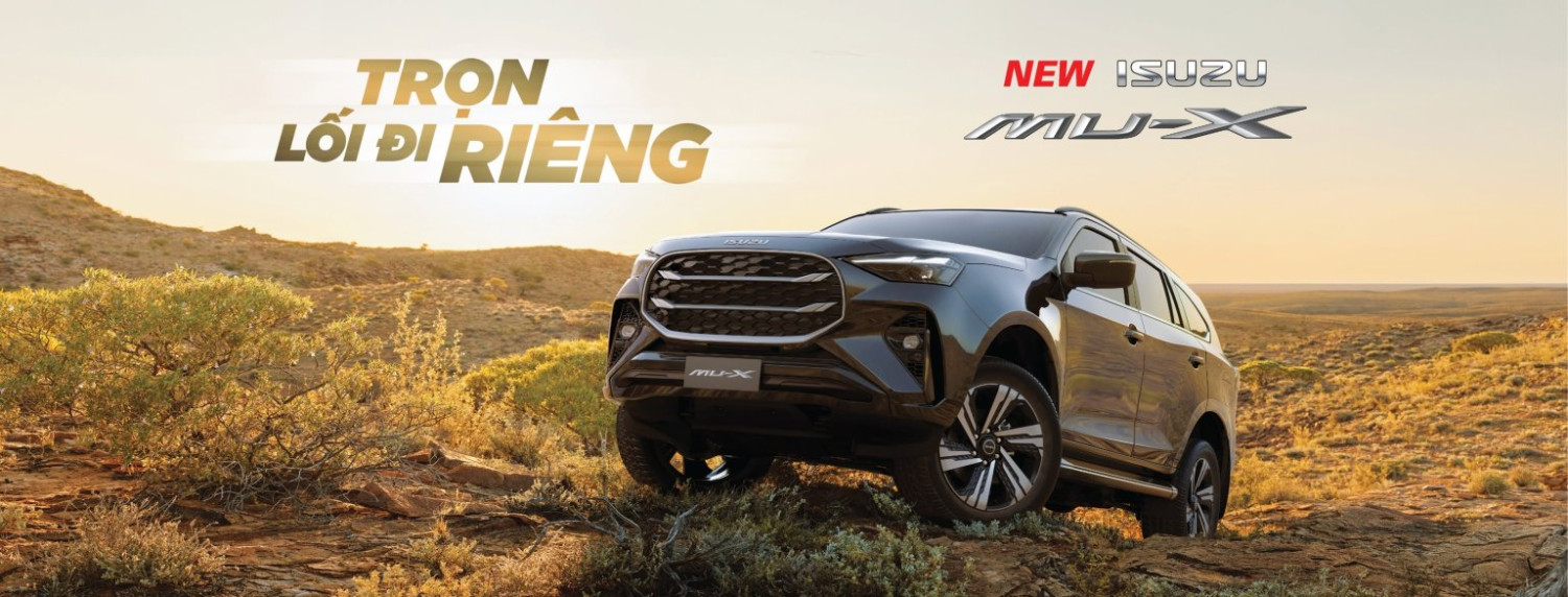 Xe 7 chỗ giá rẻ MU-X tại đại lý Isuzu Cần Thơ