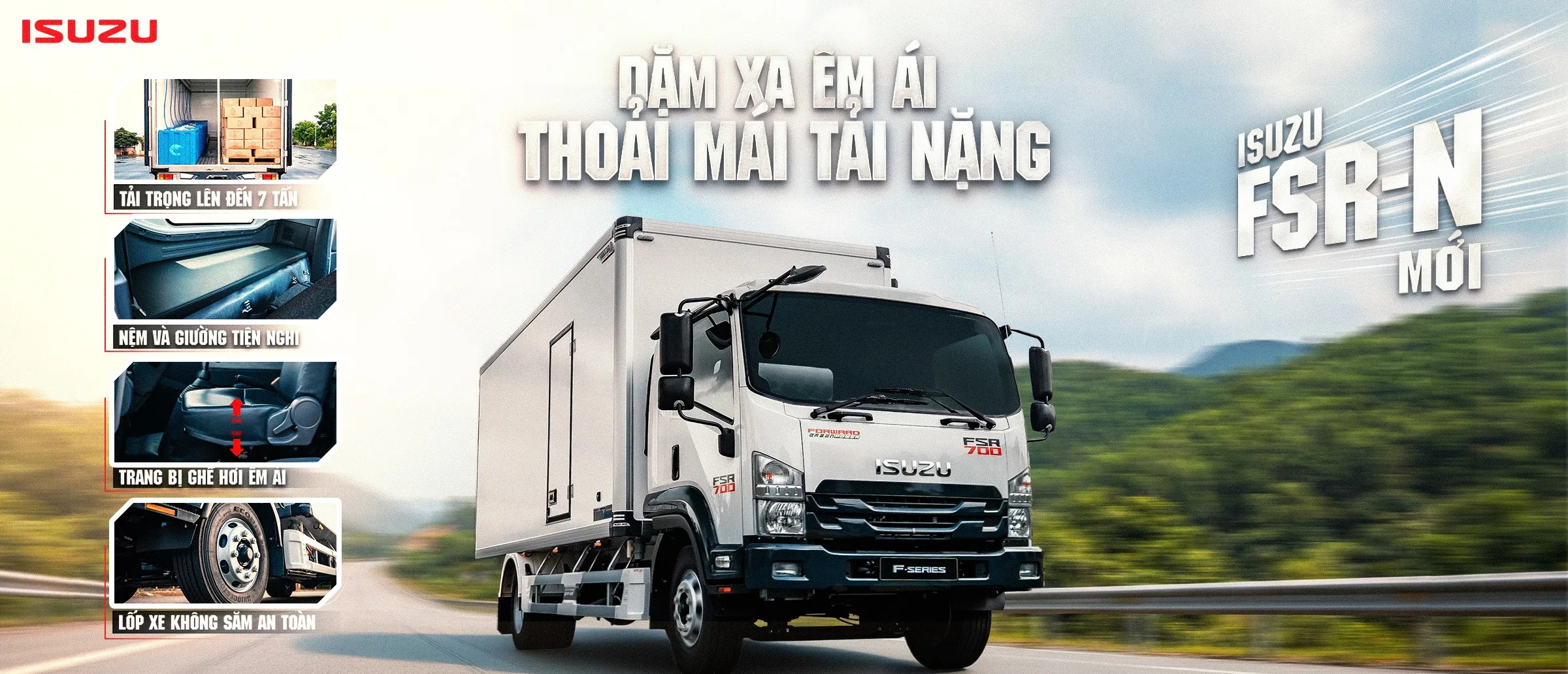 Isuzu FSR 700 CABIN KÉP 8 TẤN