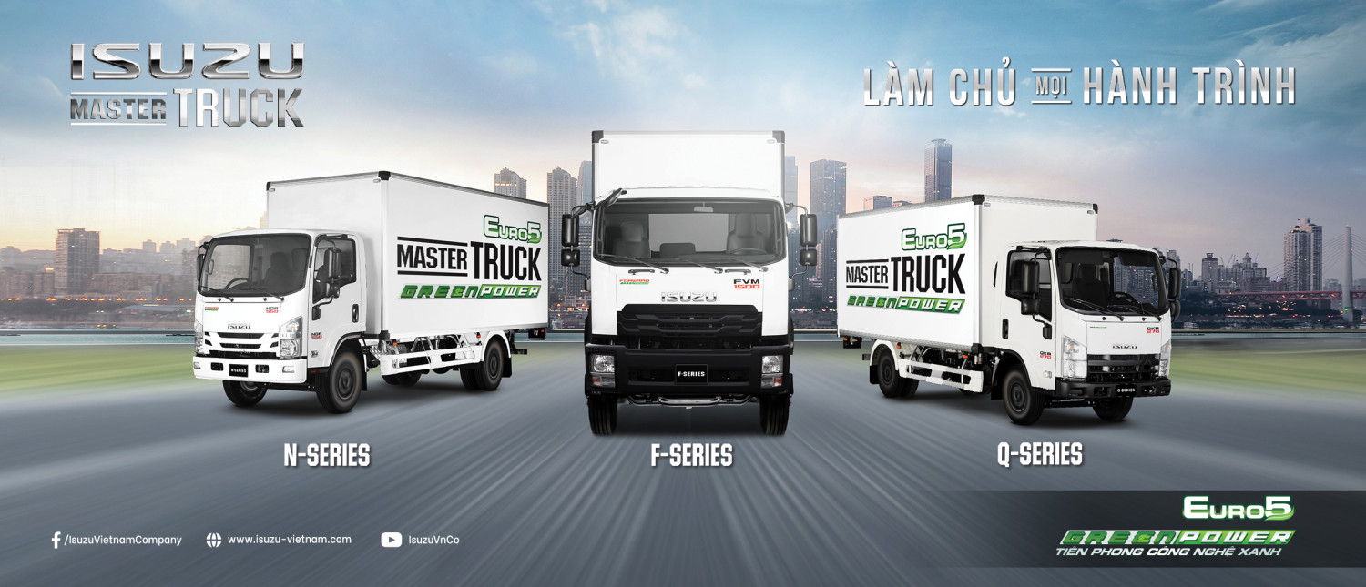 Tối Ưu Vận Tải, Tối Đa Lợi Nhuận: ISUZU Euro 5 Hỗ Trợ Doanh Nghiệp Đến 10Triệu Đồng (01/04 - 30/06/2025)